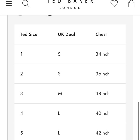 Ted Baker London mens size large long sleeve - Picture 10 of 10